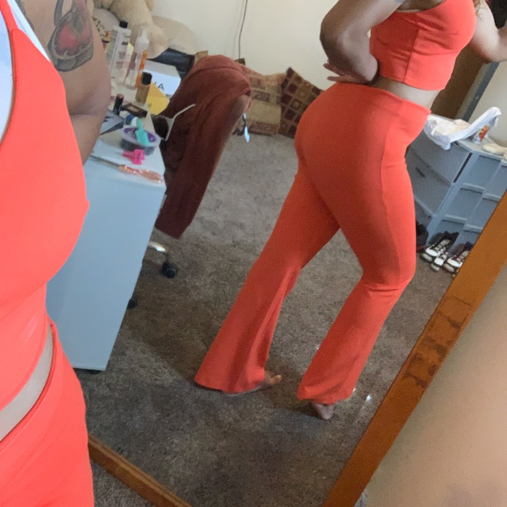 Fashion Nova orange Two piece set - Picture 3 of 6